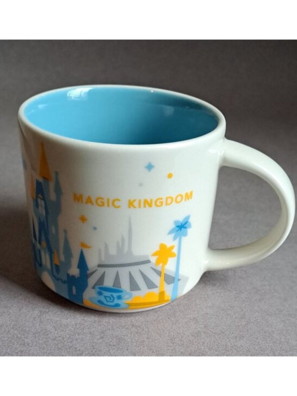 Starbucks: Magic Kingdom USED Coffee Mug (Disney Parks, You Are Here) PM
